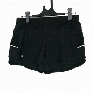 Athleta Size Med Black Dual  Layer Workout Shorts Size S